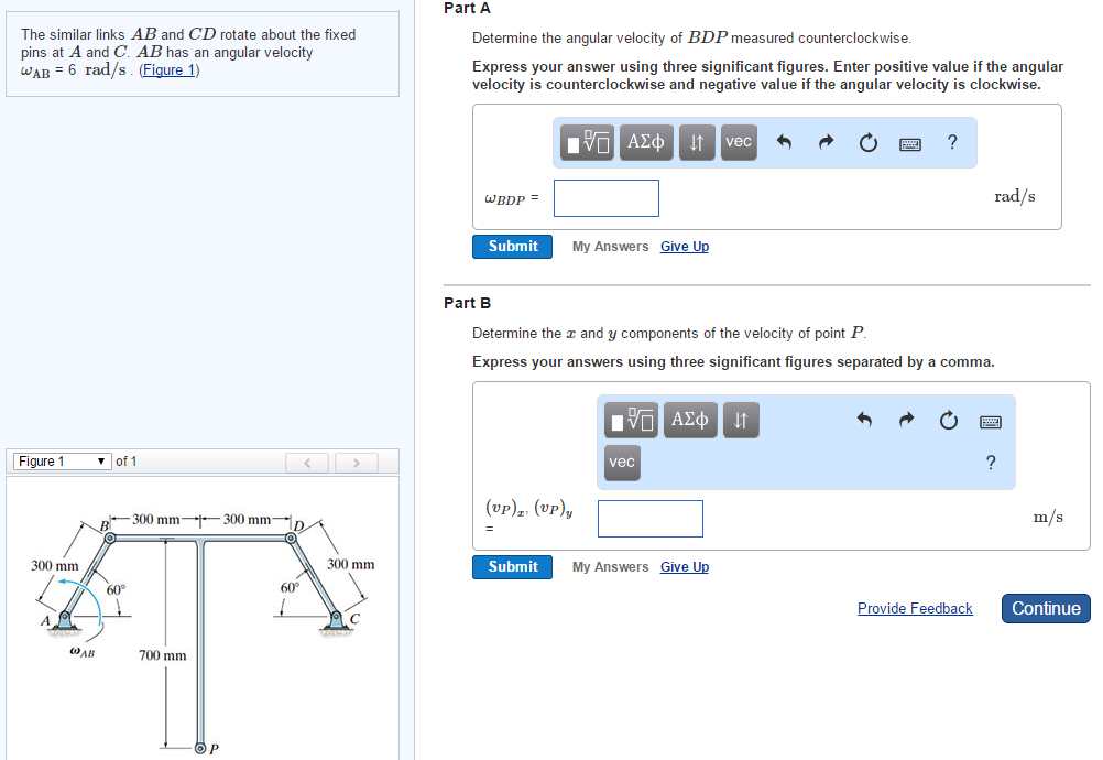 solved-the-similar-links-ab-and-cd-rotate-about-the-fixed-chegg