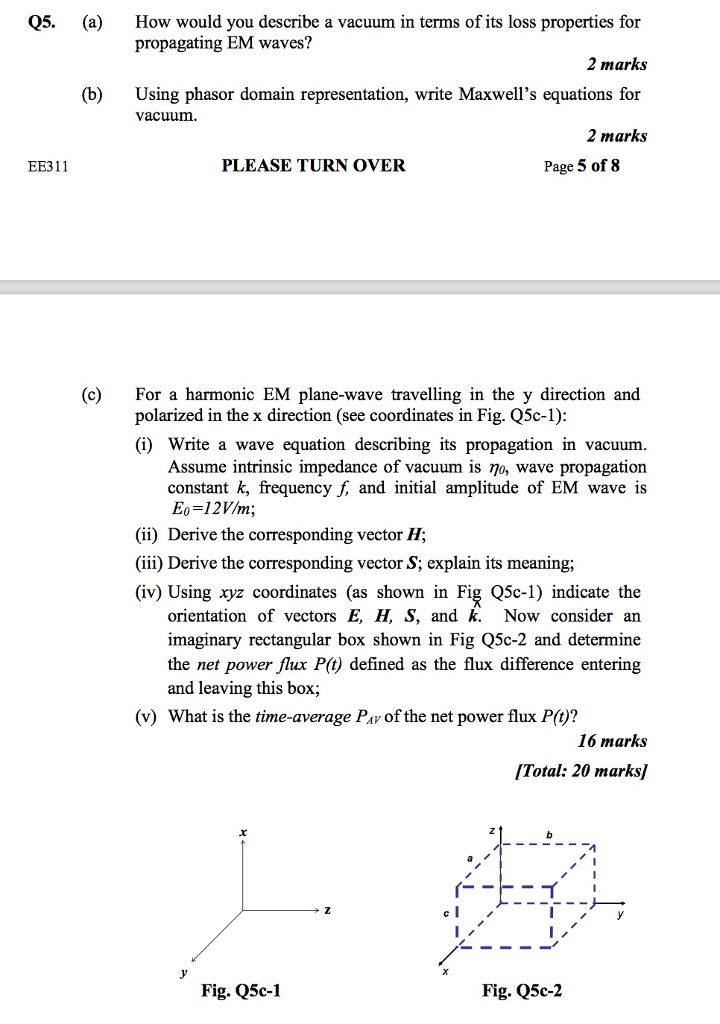 Solved (a) How would you describe a vacuum in terms of its