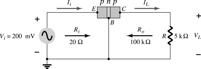 Solved Calculate the voltage gain (Av = VL/Vi) for the | Chegg.com