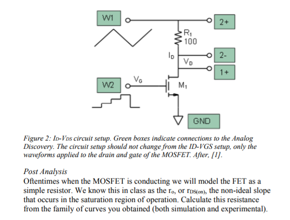 Solved I need to calculate ro and rds (on) for the attached | Chegg.com