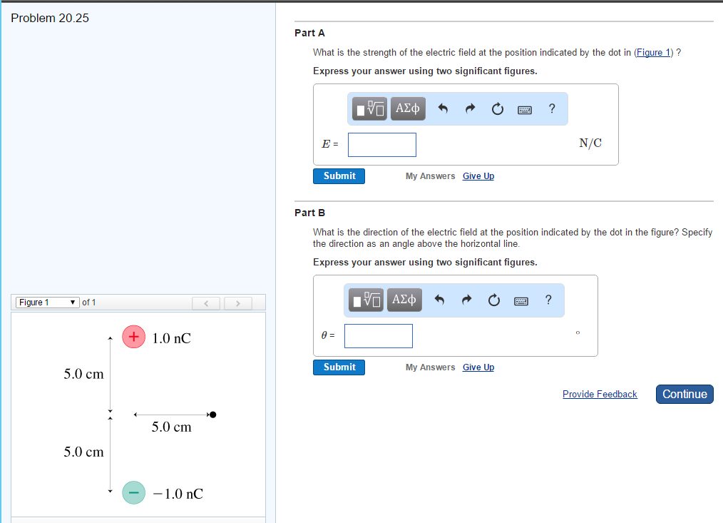 Solved What is the strength of the electric field at the | Chegg.com