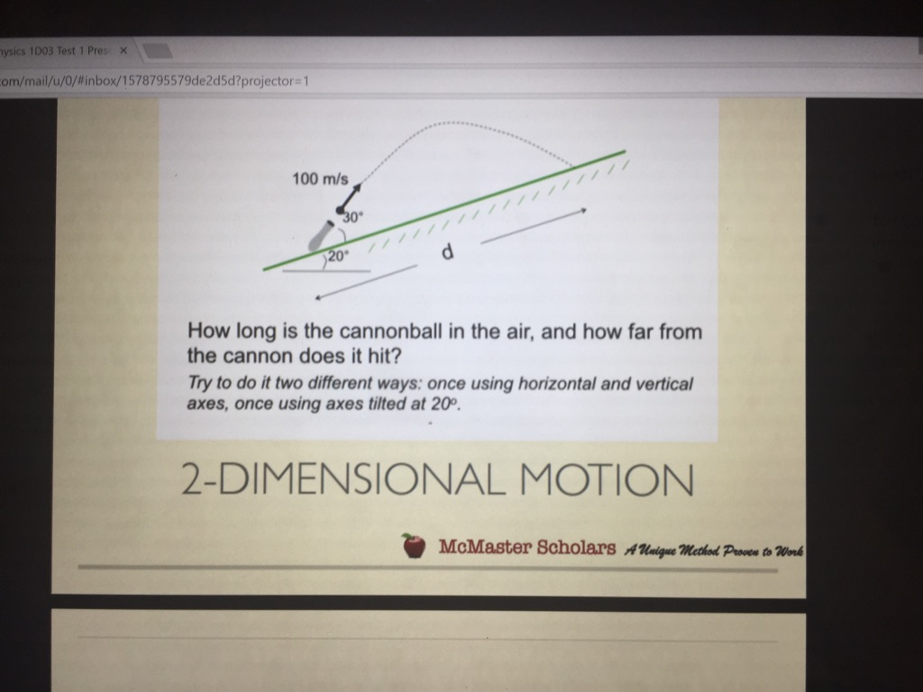 Solved How long is the cannonball in the air. and how far | Chegg.com