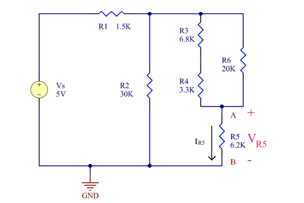 Solved in the circuit find IR5, VTH, RTH. then in the second | Chegg.com