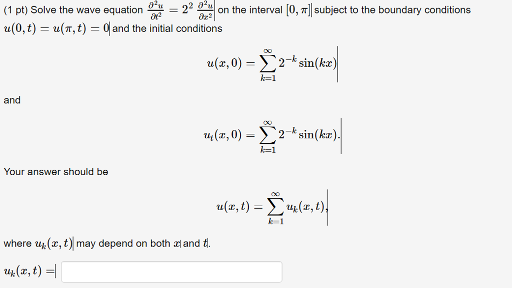 Solve The Wave Equation Partial Differential2 5906