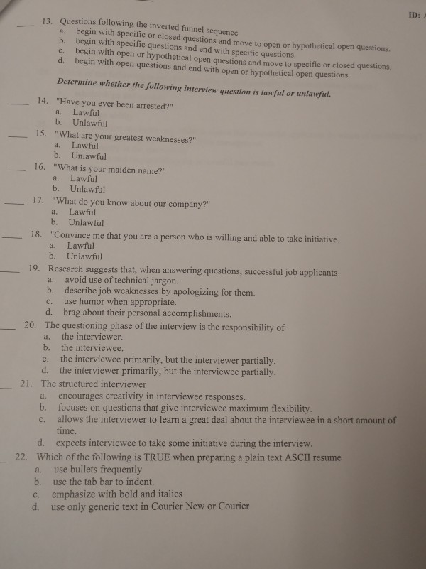 Solved True/False Indicate whether the statement is true or