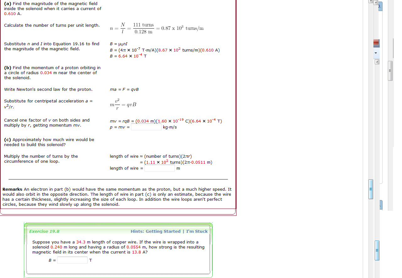 Solved Find the magnitude of the magnetic field inside the | Chegg.com