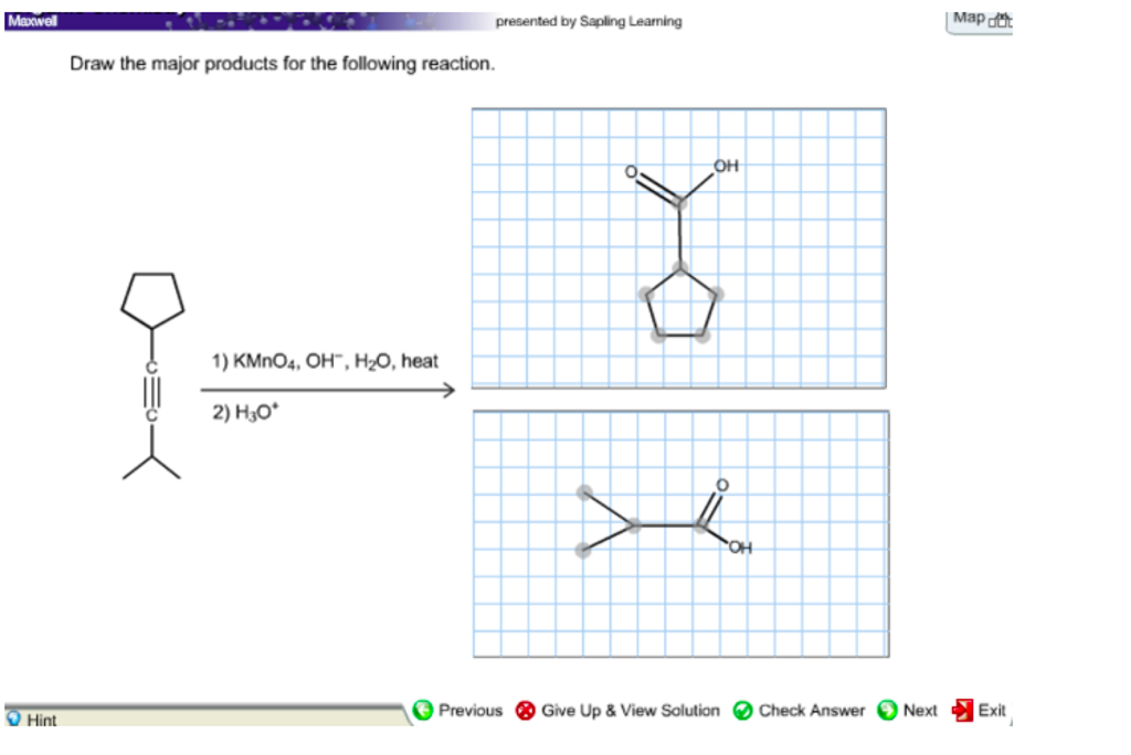 Draw The Major Product Formed The Following Reaction
