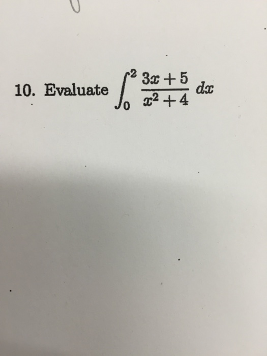 3x 5 X 2 4