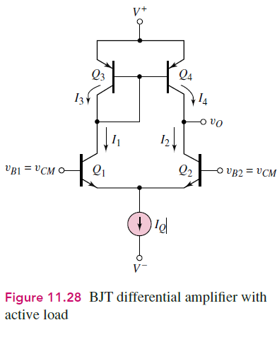 Active load. BJT Differential Amplifier. Дифференциальный усилитель на транзисторах. Дифференциальный усилитель с динамической нагрузкой. Differential Amplifier with two op amp.