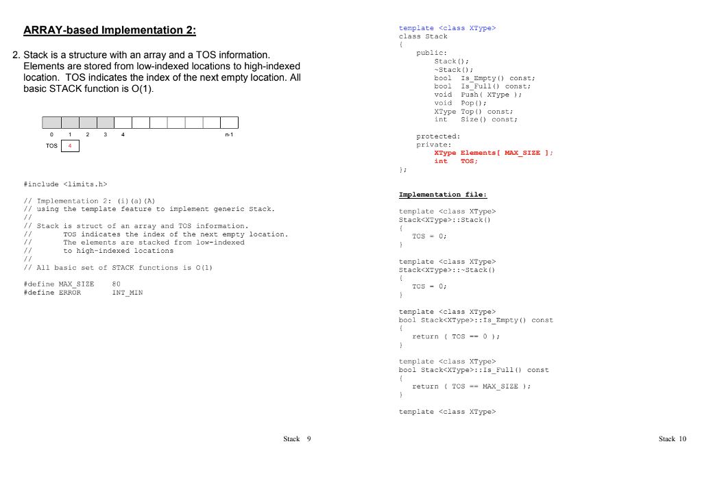 array-based-implementation-2-template-class-stack-chegg