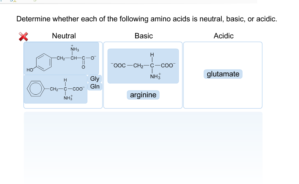Solved Determine whether each of the following amino acids