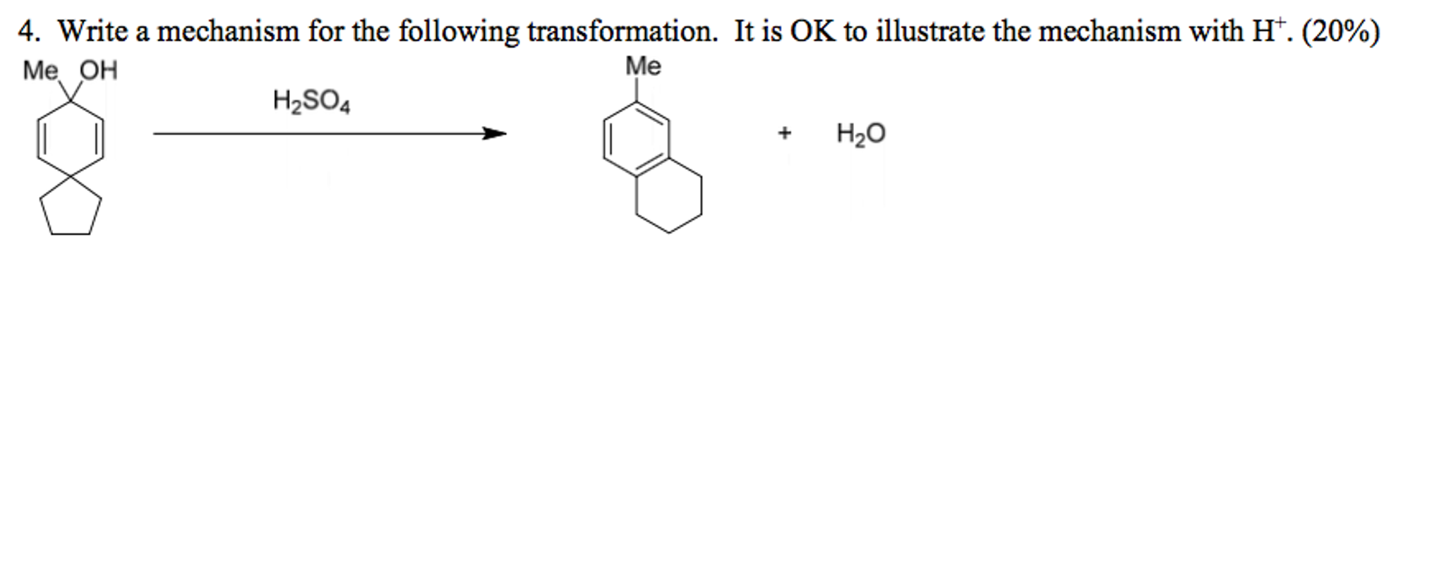 Solved Write A Mechanism For The Following Transformation. 