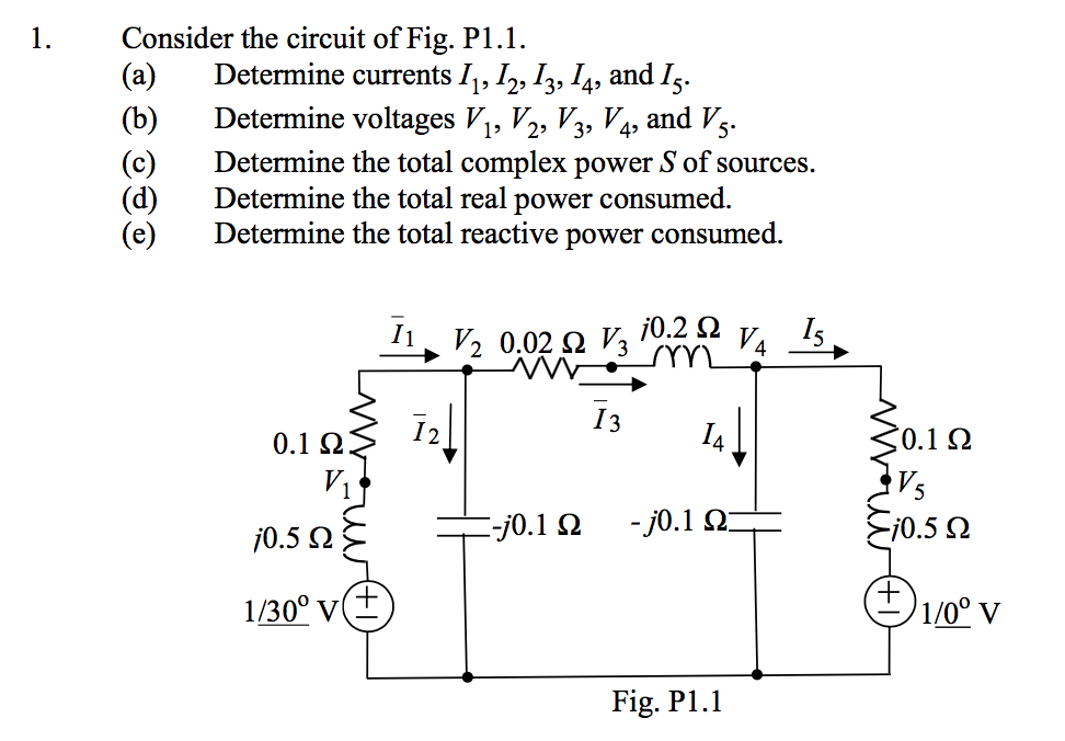 Solved Consider the circuit of Fig. P1.1 (a) Determine | Chegg.com