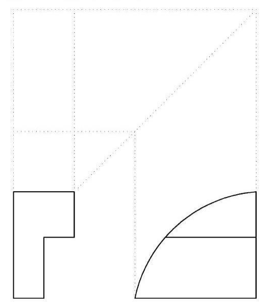 Solved Draw Missing View From The Given Two Views. | Chegg.com