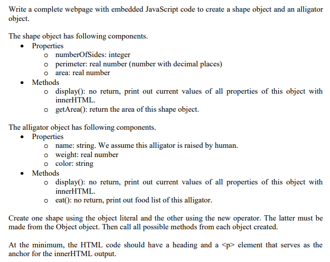 solved-write-a-complete-webpage-with-embedded-javascript-chegg