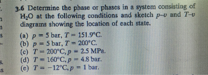 Solved Determine the phase or phases in a system consisting | Chegg.com
