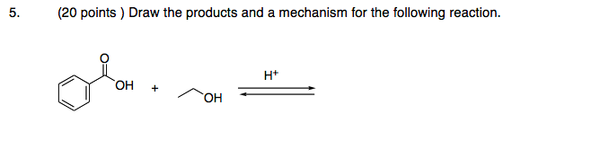 Solved draw the mechanisms / draw the products for the | Chegg.com