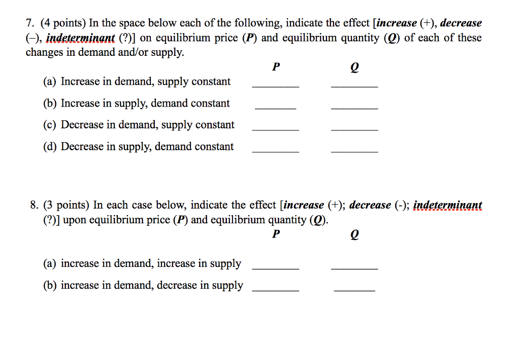 Solved 7. (4 points) In the space below each of the | Chegg.com