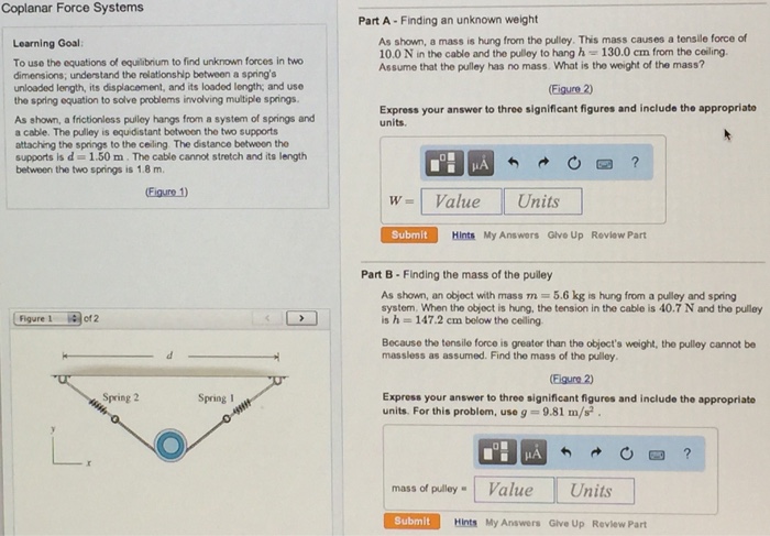 Solved Coplanar Force Systems Learning Goal To Use The