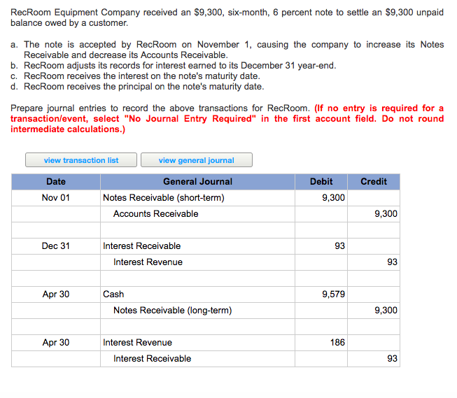 Solved RecRoom Equipment Company received an 9, 300,