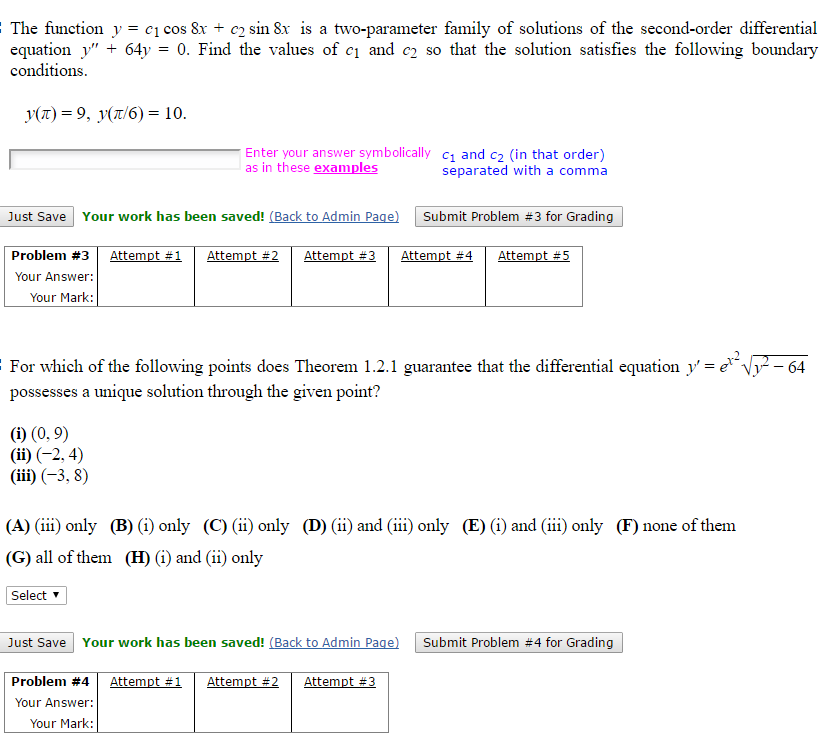 Solved The Function Y C 1 Cos 8x C 2 Sin 8x Is A Chegg solved-the-function-y-c-1-cos-8x-c-2-sin-8x-is-a-chegg