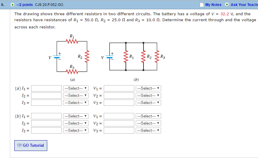 Solved The drawing shows three different resistors in two