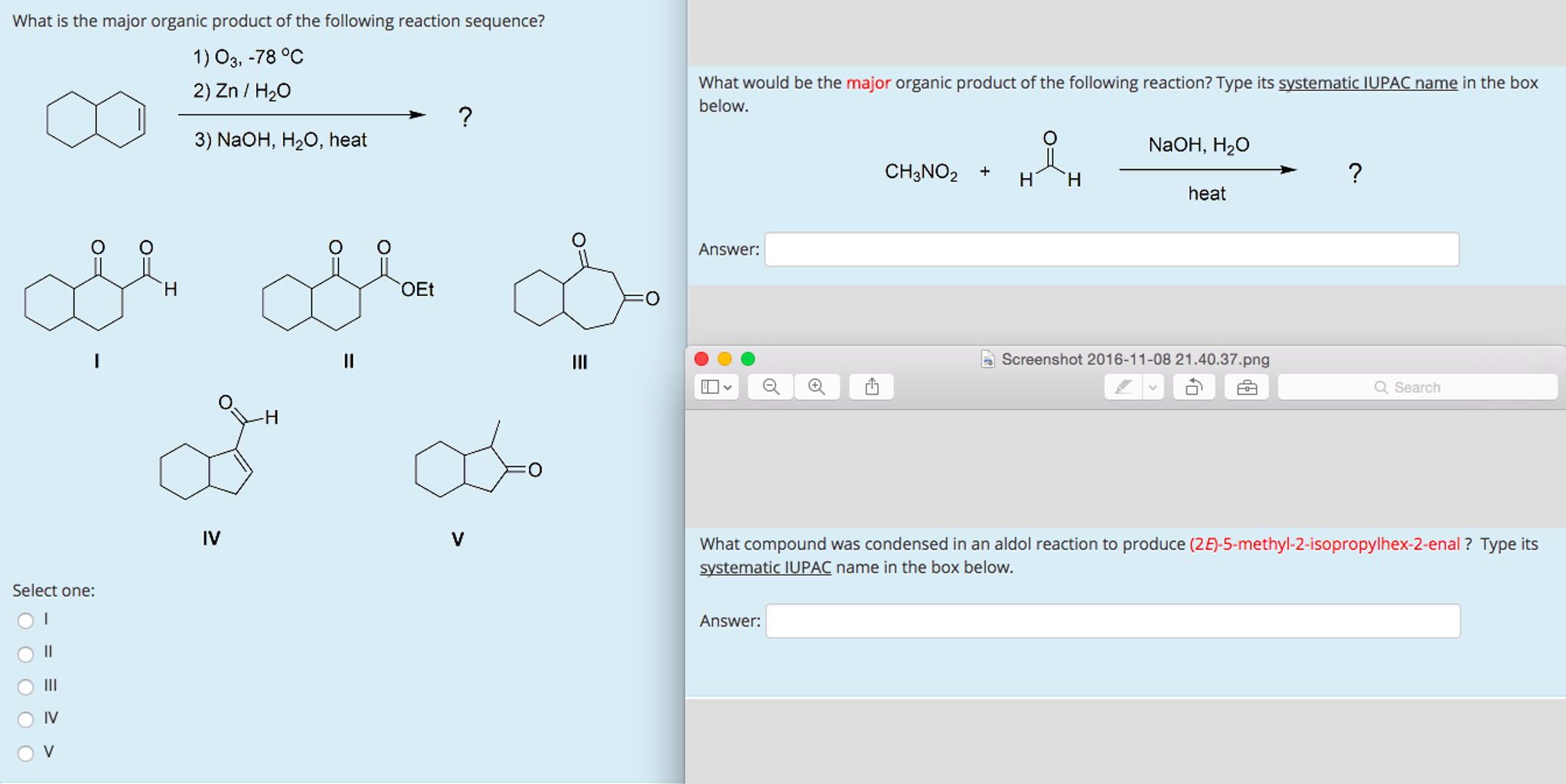 Chemistry Archive | November 08, 2016 | Chegg.com