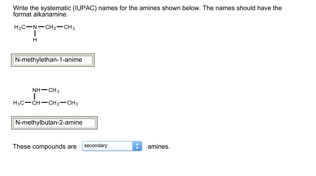 Solved Write The Systematic Iupac Names For The Amines 2327