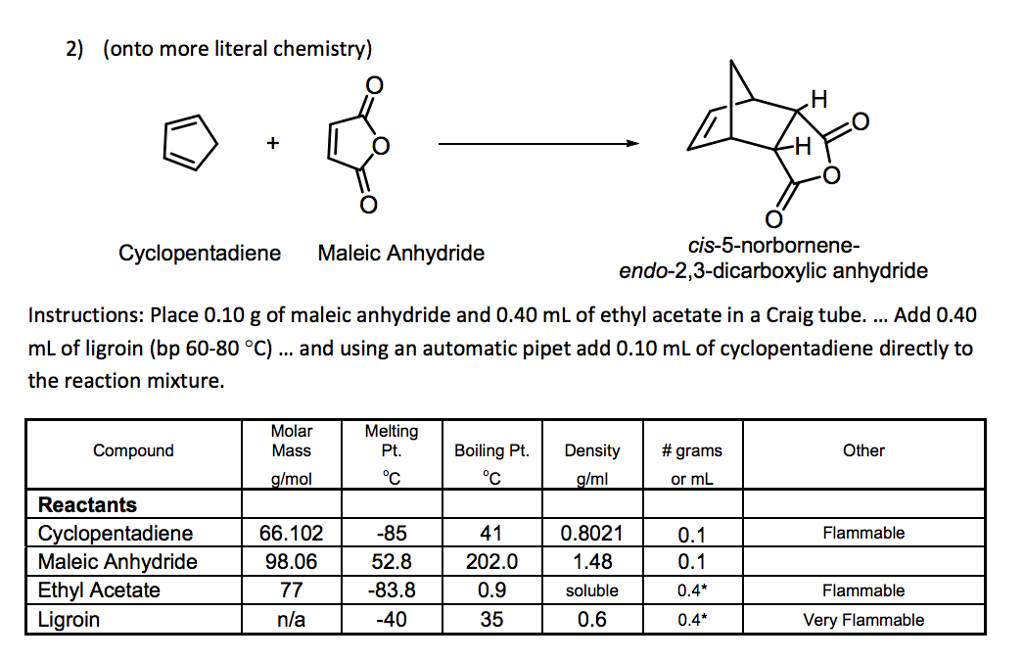 Solved 2) (onto more literal chemistry) cis-5-norbornene- | Chegg.com