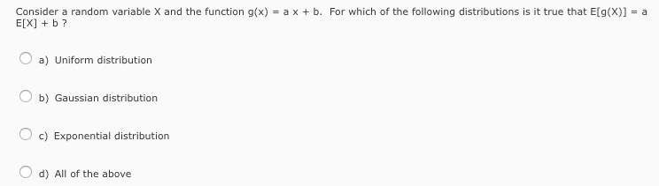 Solved Consider a random variable X and the function g(x) = | Chegg.com