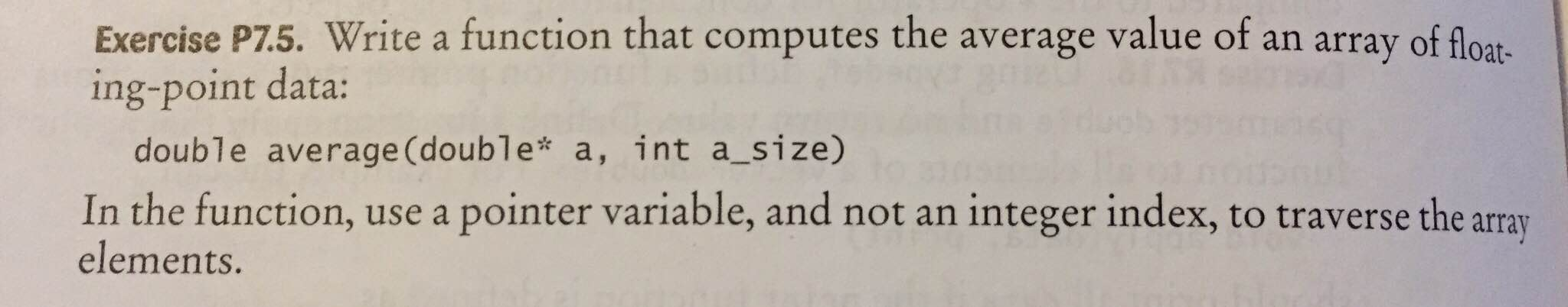 Solved Exercise P7.5. Write a function that computes the | Chegg.com