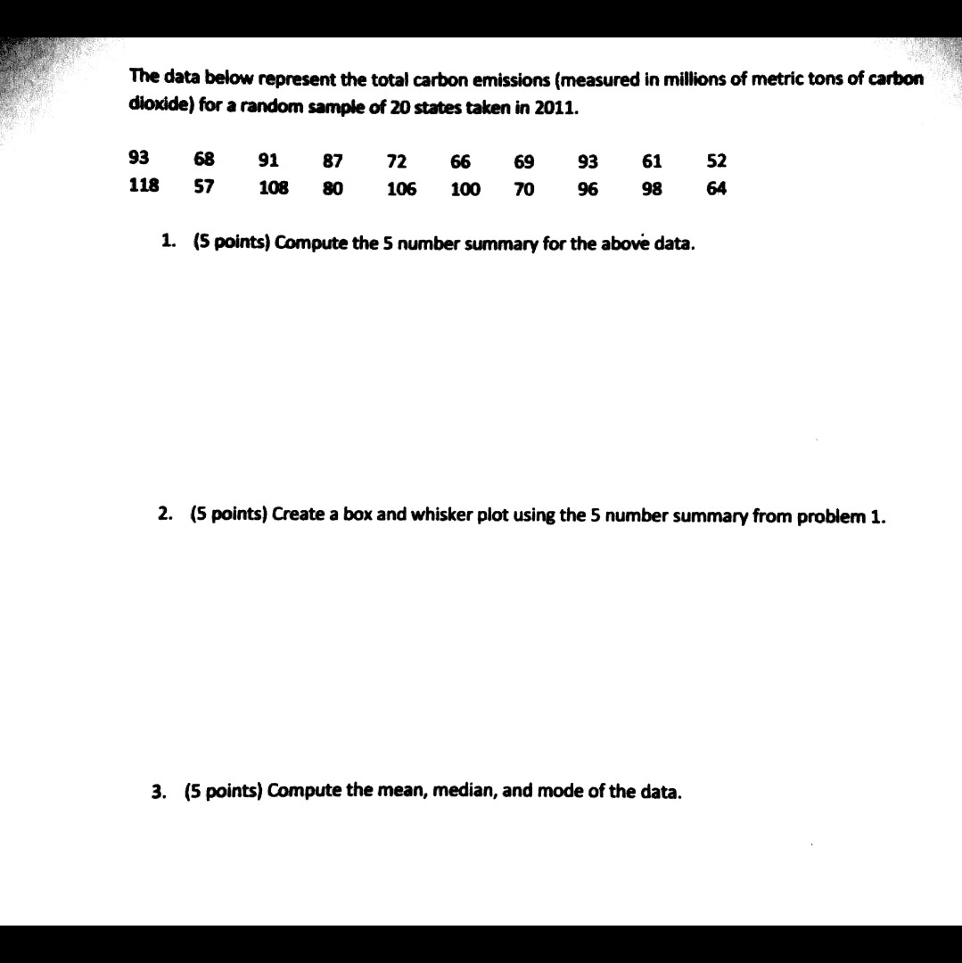 solved-the-data-below-represent-the-total-carbon-emissions-chegg