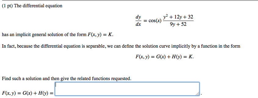 implicit general solution of differential equation calculator