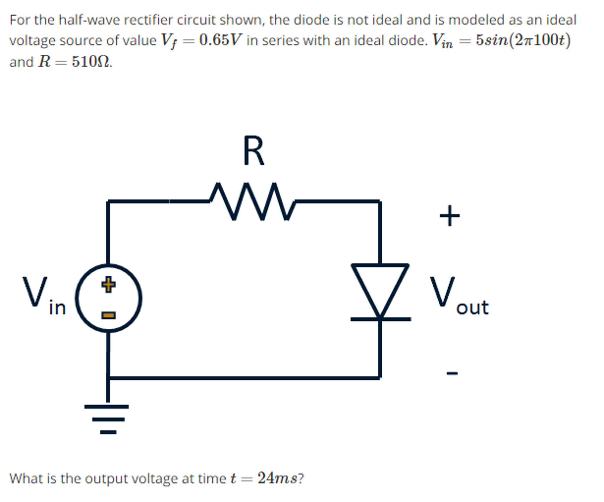 Half Wave Rectifier Circuit Simulation Download Scientific Diagram Riset