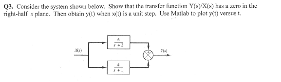 Solved Q3. Consider The System Shown Below. Show That The | Chegg.com