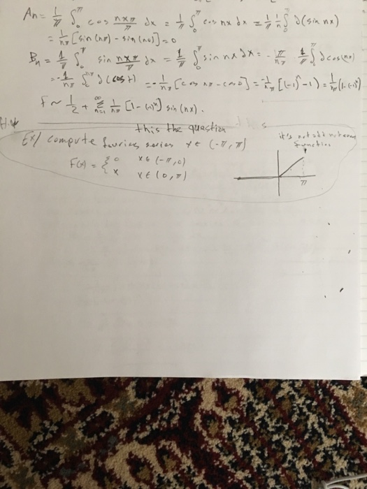 integral of sin x cos nx from 0 to pi