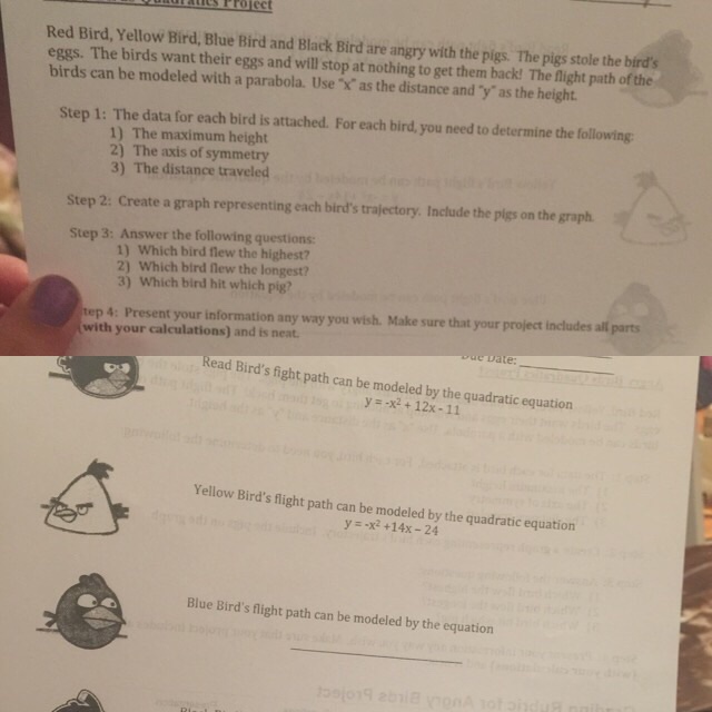 Solved Red Bird, Yellow Bird, Blue Bird and Black Bird are | Chegg.com