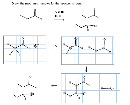 Solved Draw the mechanism-arrows for the reaction shown. | Chegg.com