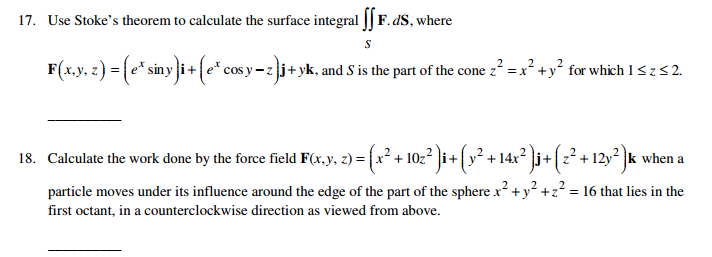 Solved Use Stoke's theorem to calculate the surface integral | Chegg.com