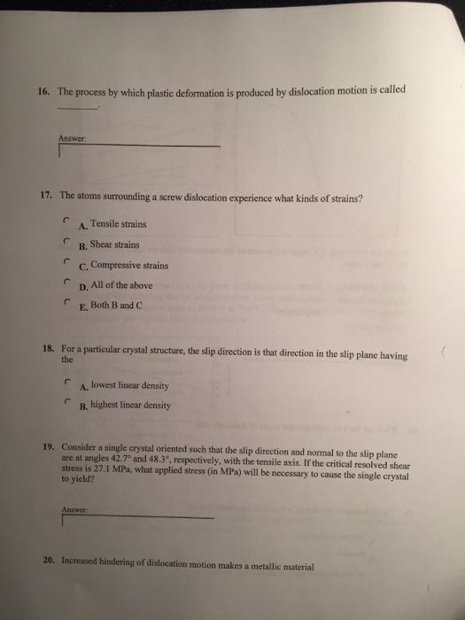 Solved A brittle material typically exhibits substantial