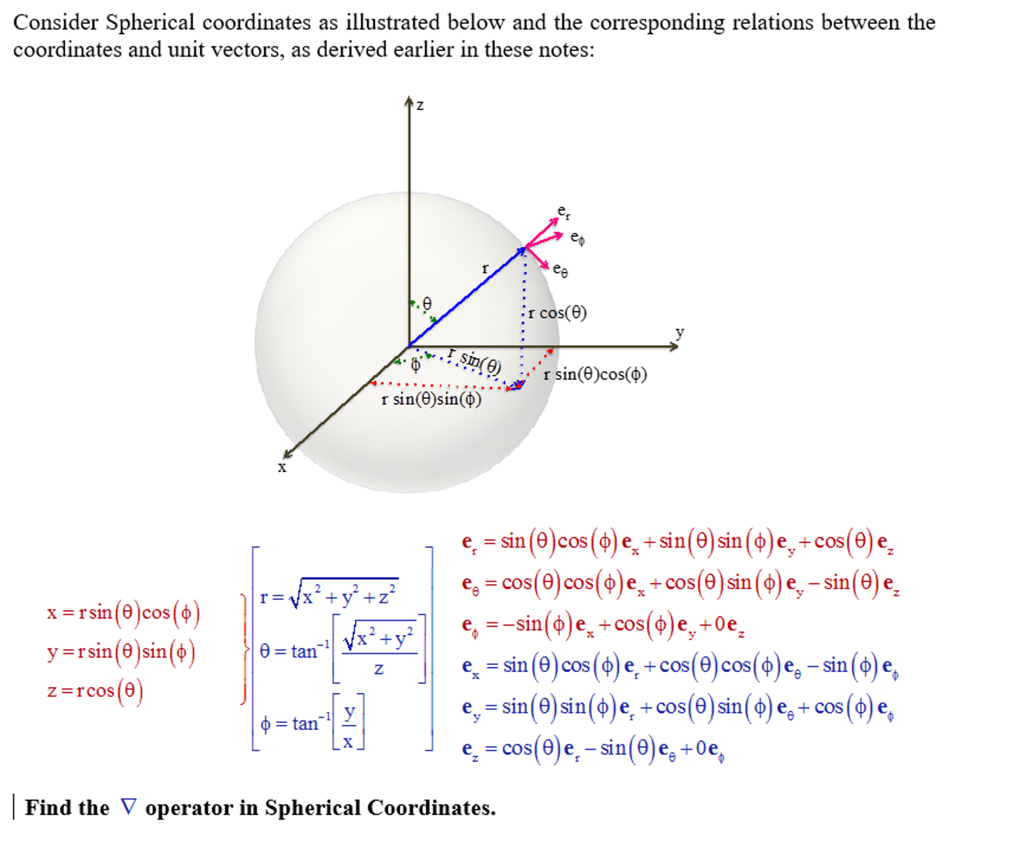 spherical coordinates graphing calculator