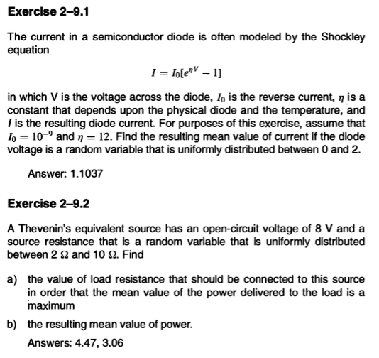 Solved Exercise 29.1 The current in a semiconductor diode
