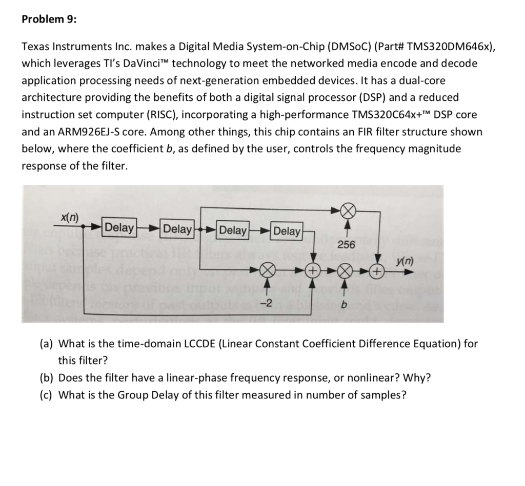 Solved Problem 9 Texas Instruments Inc. makes a Digital