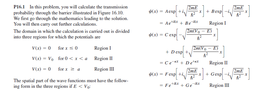 Solved P16.1 In this problem, you will calculate the | Chegg.com