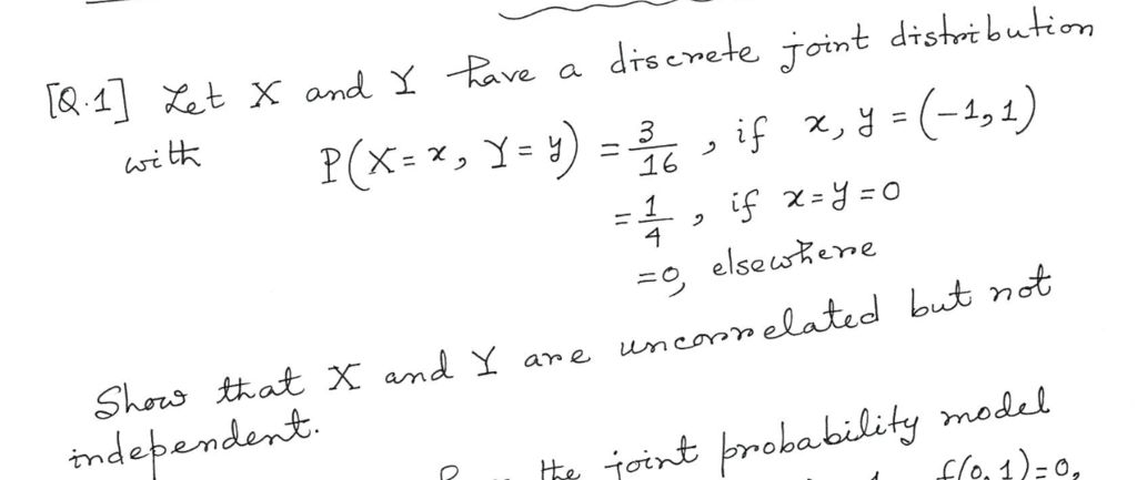 Solved Let X and Y have a discrete Joint distribution with | Chegg.com