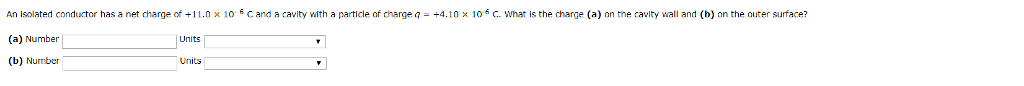 Solved An isolated conductor has a net charge of +1 1.0 x 10 | Chegg.com