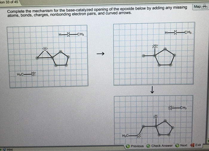 Solved Complete the mechanism for the base-catalyzed opening | Chegg.com