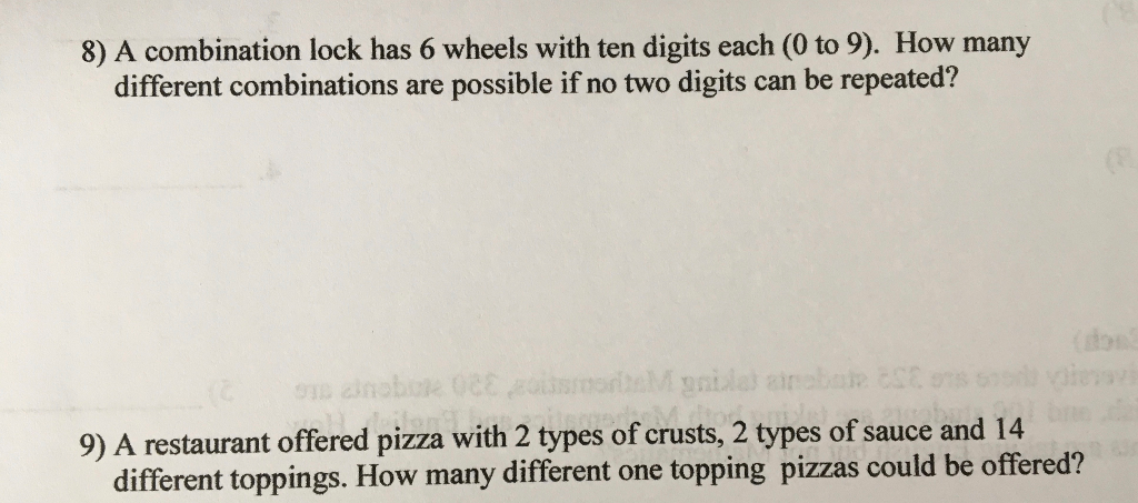 how many combinations can 6 digits make