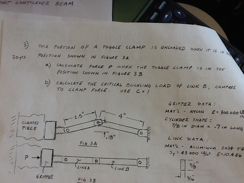 Solved THIS PORTION OF A TOGGLE CLAMP IS UNLOADED WHEN IT IS