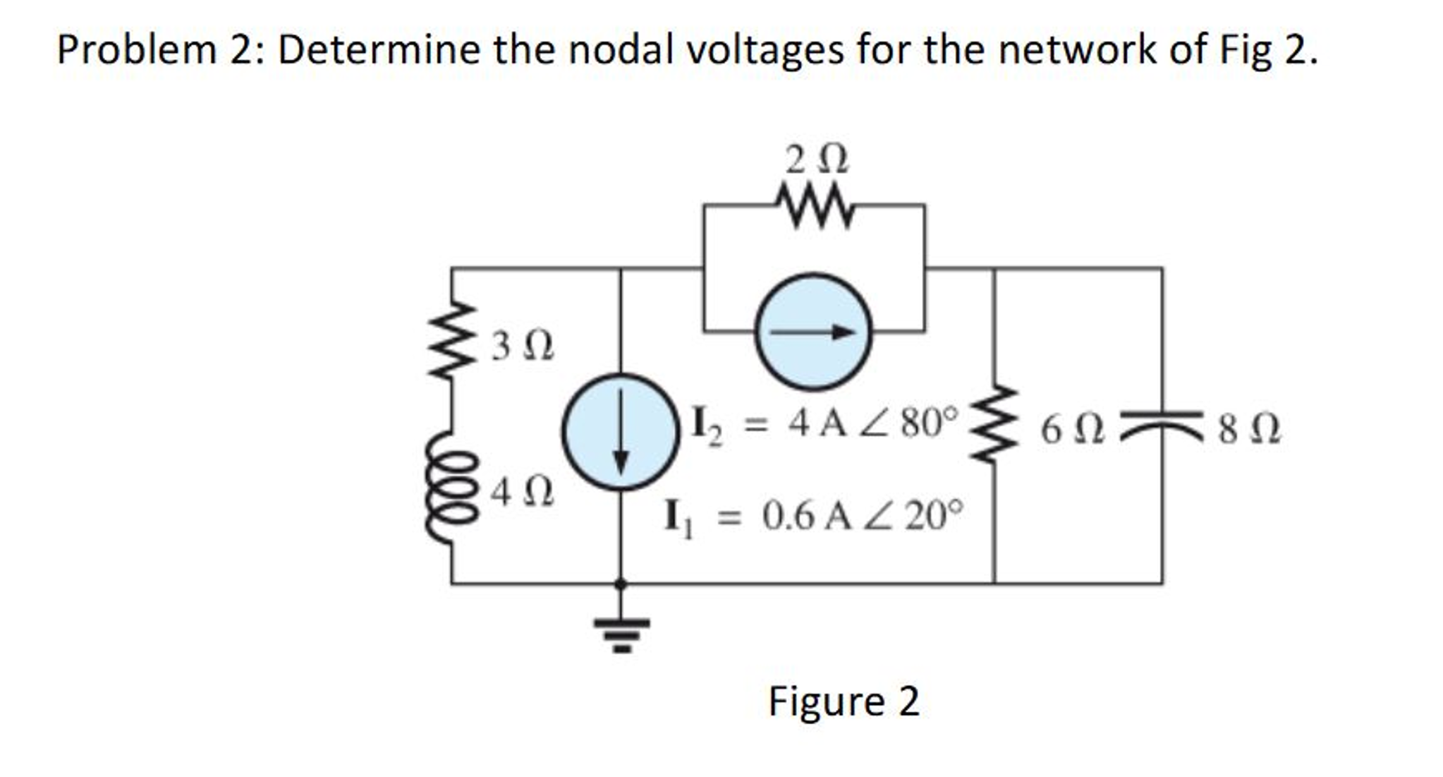 Solved Determine the nodal voltages for the network of Fig